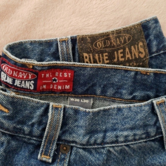 Vintage Old Navy Demin Blue Jeans - Picture 2 of 3